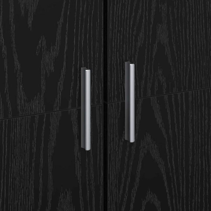 Highboard Sort eg 70 x 35 x 180 cm Konstrueret træ