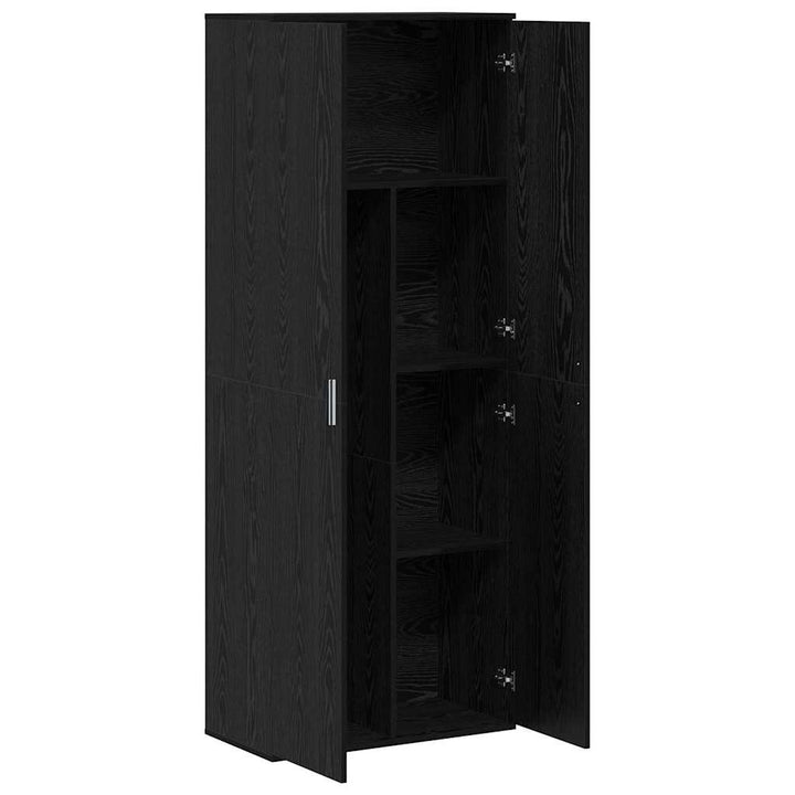 Highboard Sort eg 70 x 35 x 180 cm Konstrueret træ