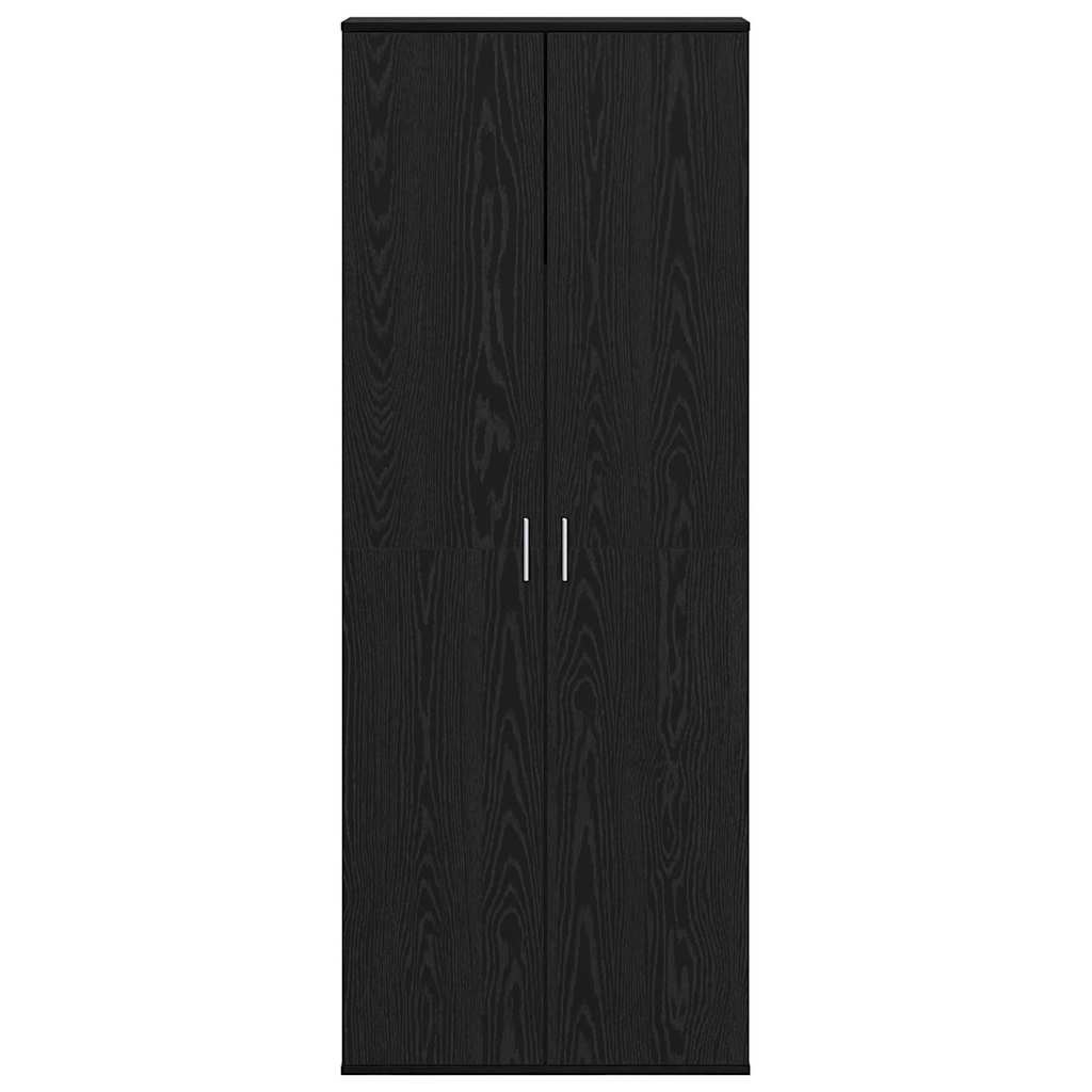 Highboard Sort eg 70 x 35 x 180 cm Konstrueret træ