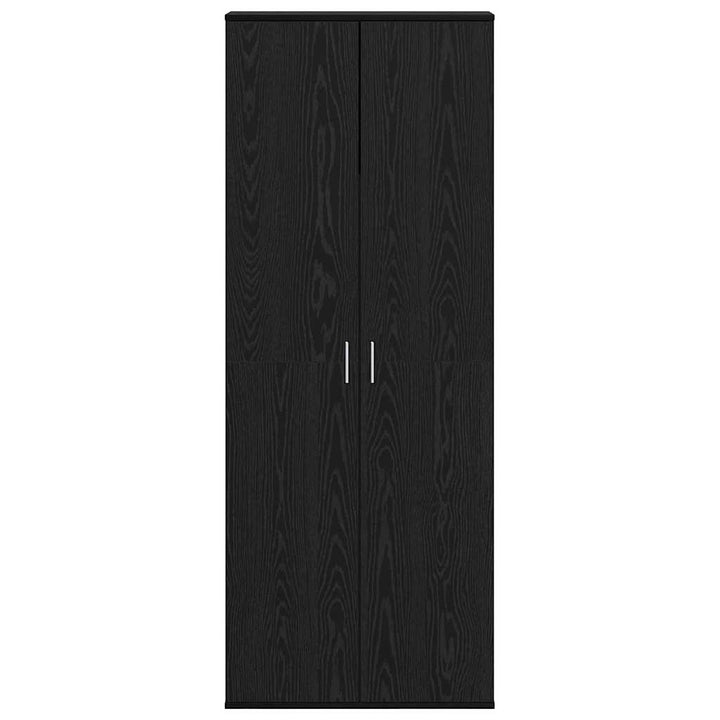 Highboard Sort eg 70 x 35 x 180 cm Konstrueret træ