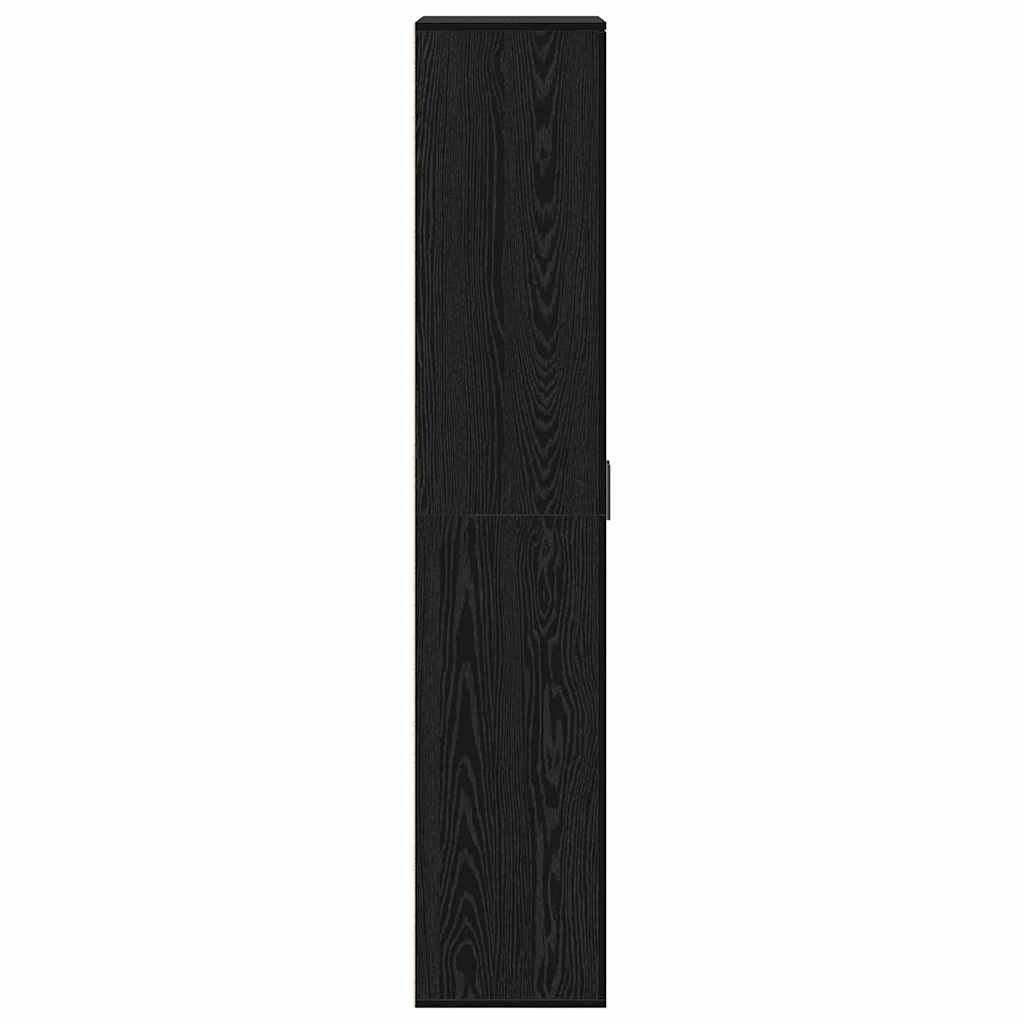 Highboard Sort eg 70 x 35 x 180 cm Konstrueret træ
