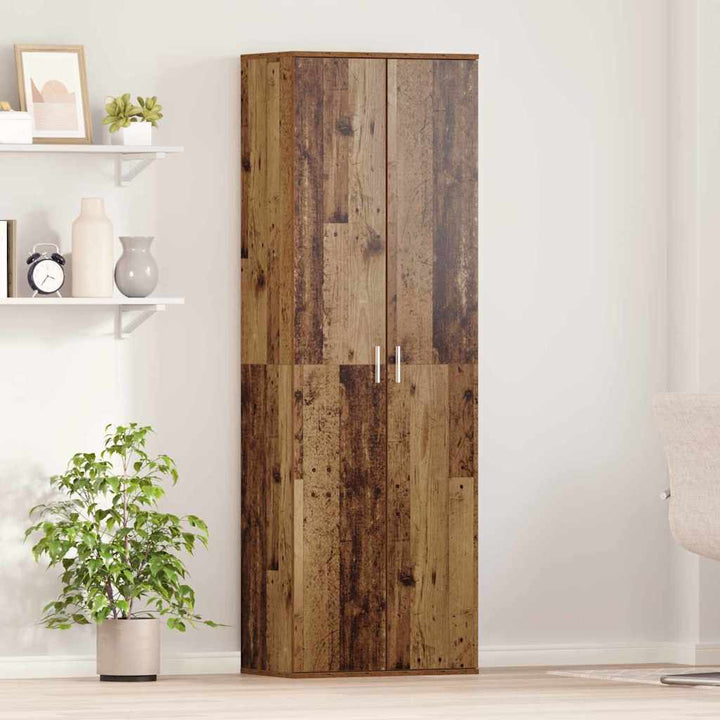 Highboard Gammelt træ 60 x 35 x 180 cm Konstrueret træ