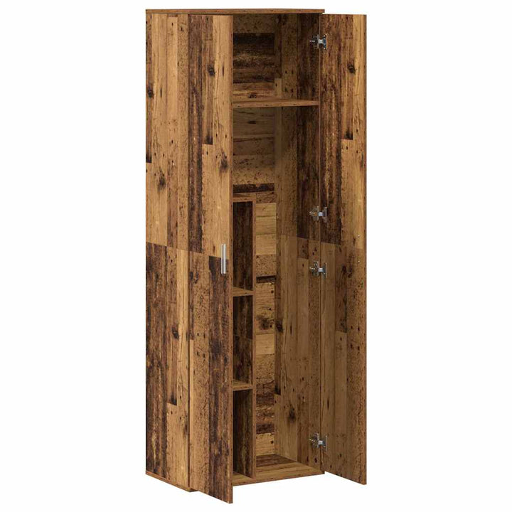 Highboard Gammelt træ 60 x 35 x 180 cm Konstrueret træ