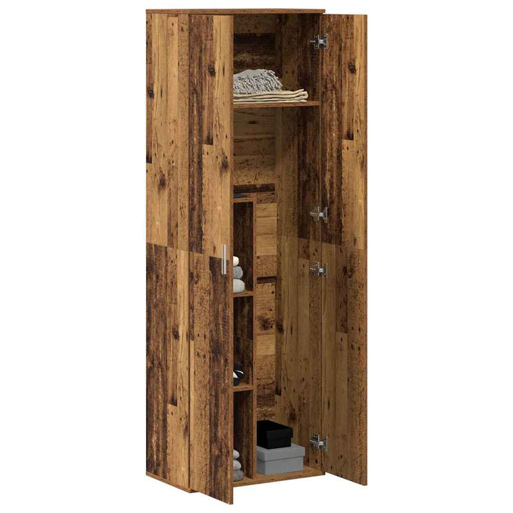 Highboard Gammelt træ 60 x 35 x 180 cm Konstrueret træ