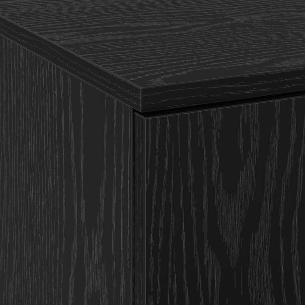 Highboard Sort eg 60 x 35 x 180 cm Konstrueret træ