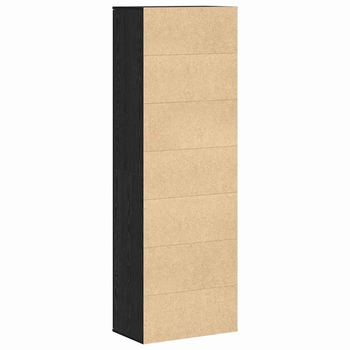 Highboard Sort eg 60 x 35 x 180 cm Konstrueret træ
