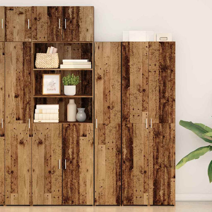 Highboard Gammelt træ 30 x 42.5 x 185 cm Konstrueret træ
