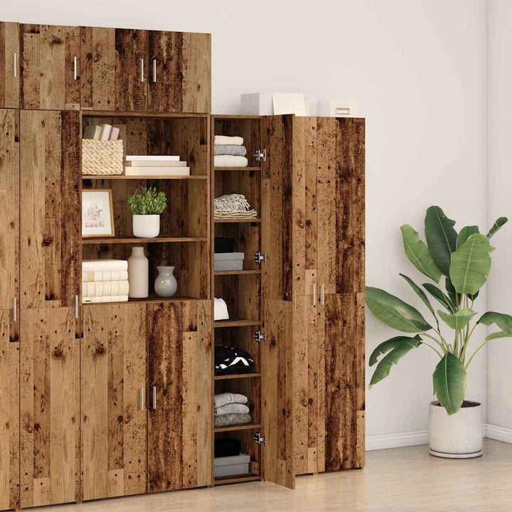 Highboard Gammelt træ 30 x 42.5 x 185 cm Konstrueret træ