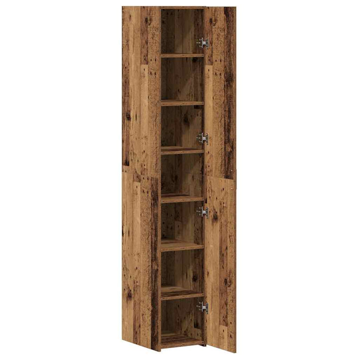 Highboard Gammelt træ 30 x 42.5 x 185 cm Konstrueret træ