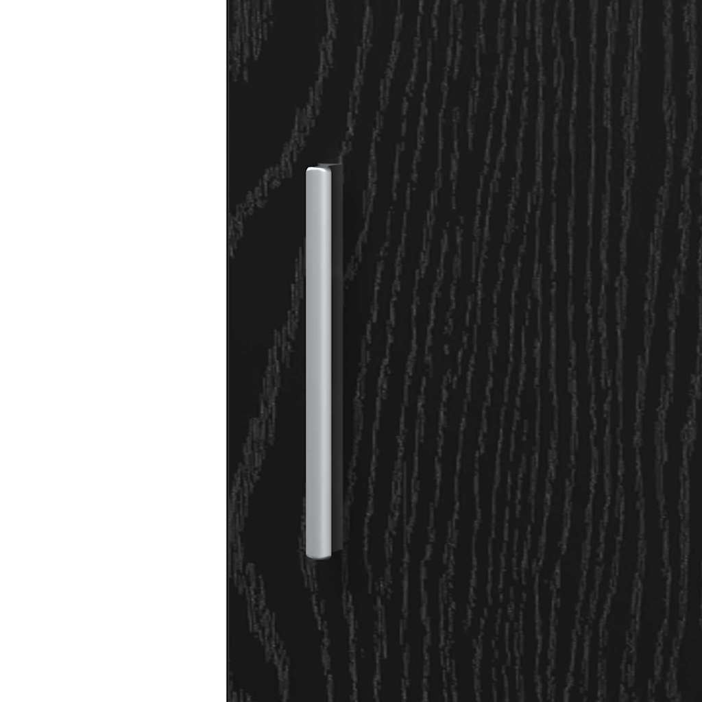 Highboard Sort eg 30 x 42.5 x 185 cm Konstrueret træ