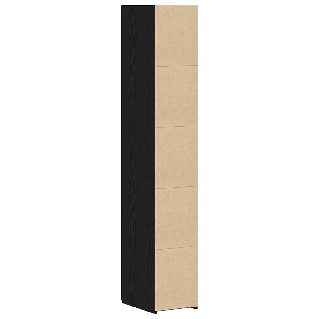 Highboard Sort eg 30 x 42.5 x 185 cm Konstrueret træ