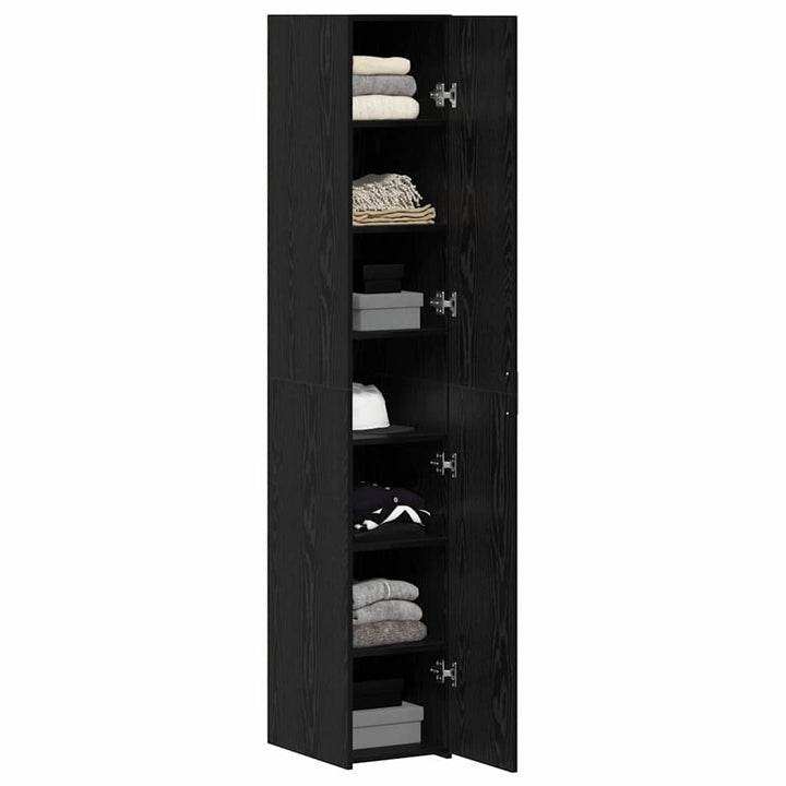 Highboard Sort eg 30 x 42.5 x 185 cm Konstrueret træ