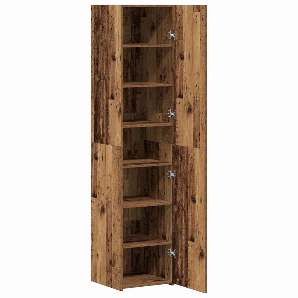 Highboard Gammelt træ 40 x 42,5 x 185 cm Konstrueret træ