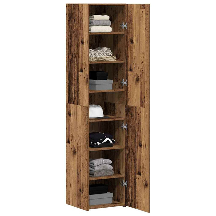 Highboard Gammelt træ 40 x 42,5 x 185 cm Konstrueret træ