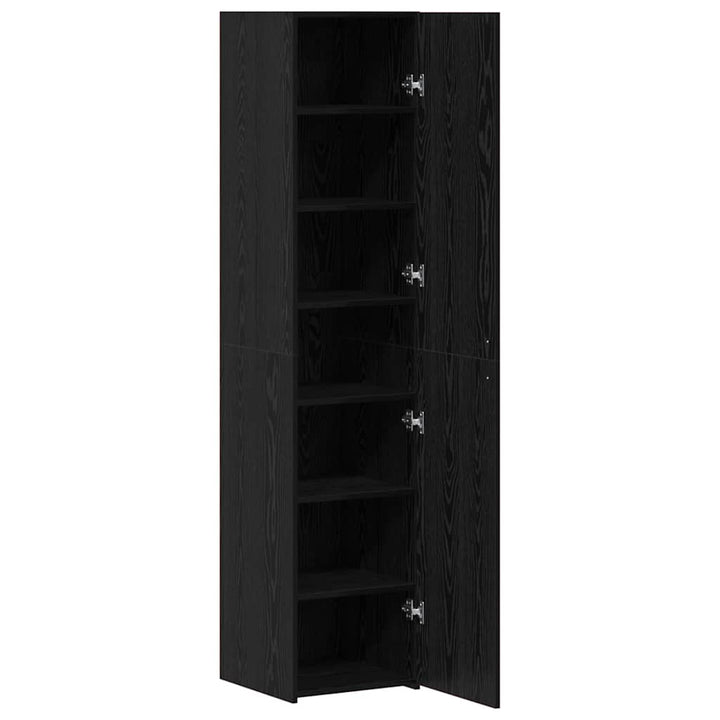 Highboard Sort eg 40 x 42,5 x 185 cm Konstrueret træ