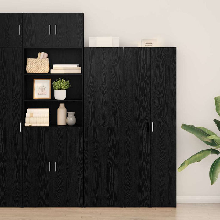 Highboard Sort eg 45 x 42.5 x 185 cm Konstrueret træ