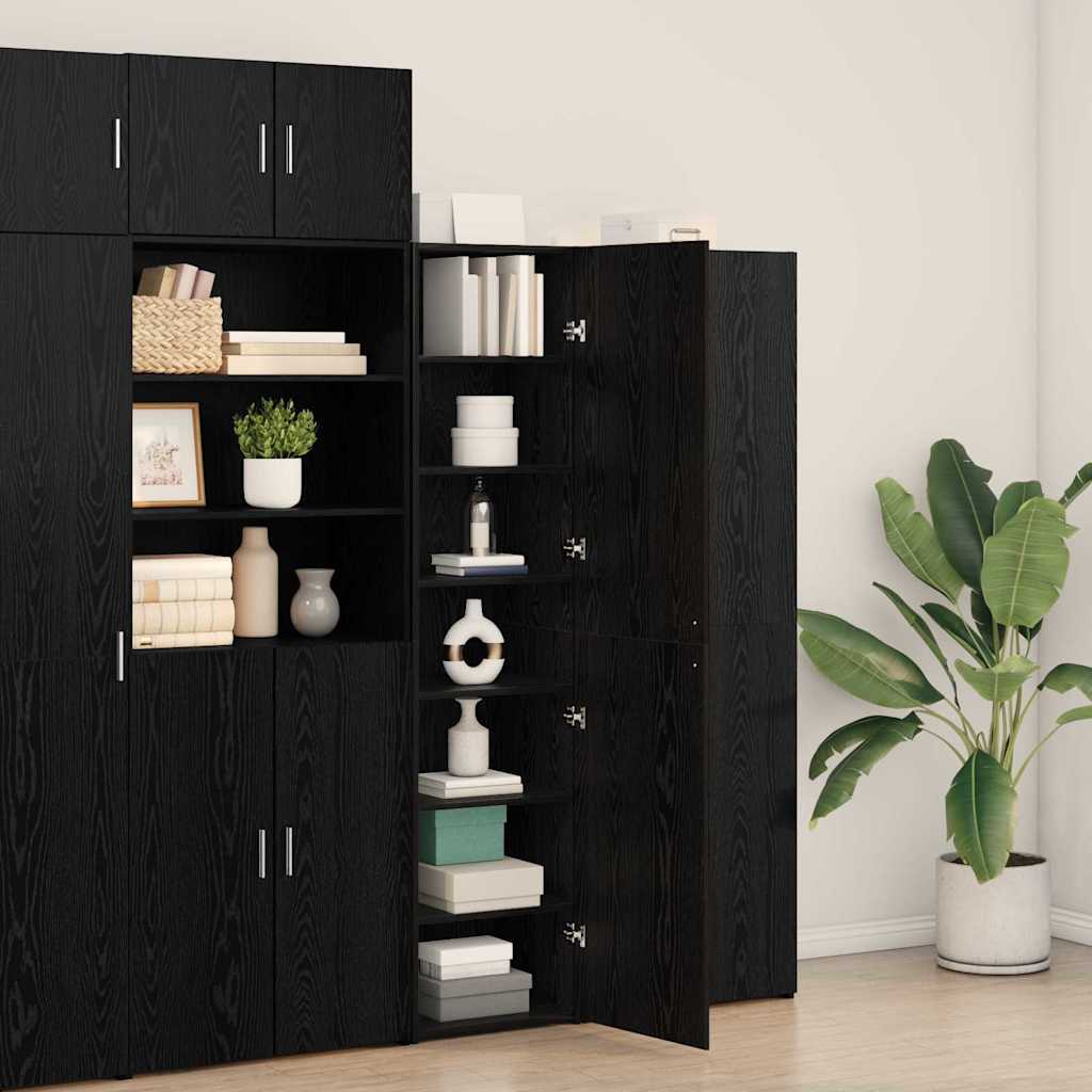 Highboard Sort eg 45 x 42.5 x 185 cm Konstrueret træ