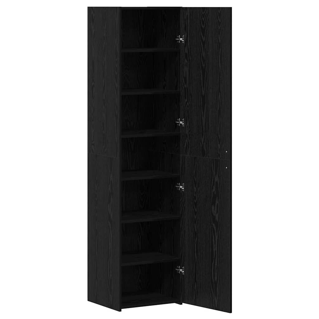 Highboard Sort eg 45 x 42.5 x 185 cm Konstrueret træ