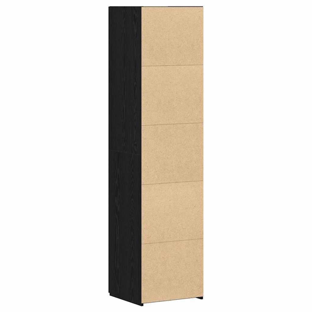 Highboard Sort eg 45 x 42.5 x 185 cm Konstrueret træ