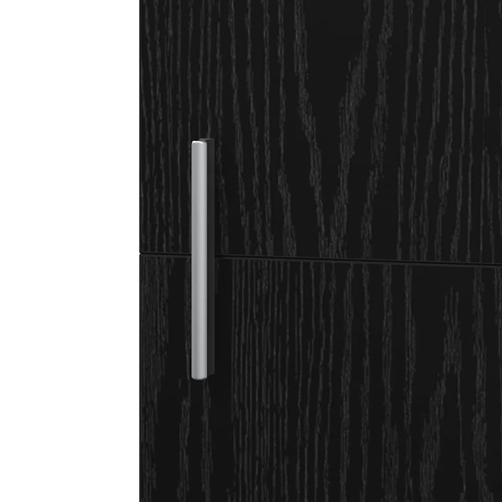 Highboard Sort eg 50 x 42,5 x 185 cm Konstrueret træ