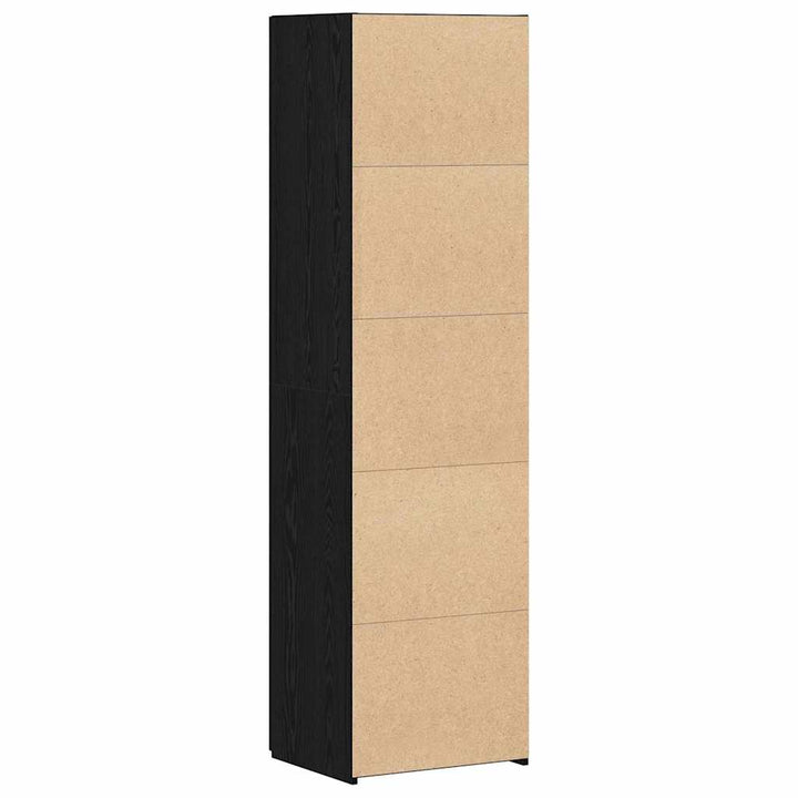 Highboard Sort eg 50 x 42,5 x 185 cm Konstrueret træ