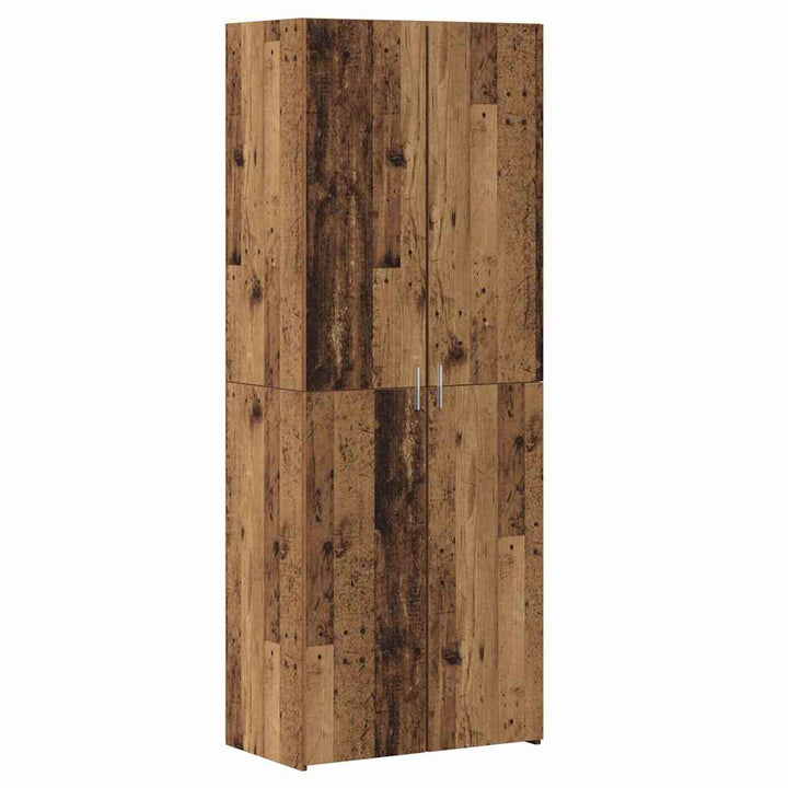 Highboard Gammelt træ 70 x 42,5 x 185 cm Konstrueret træ