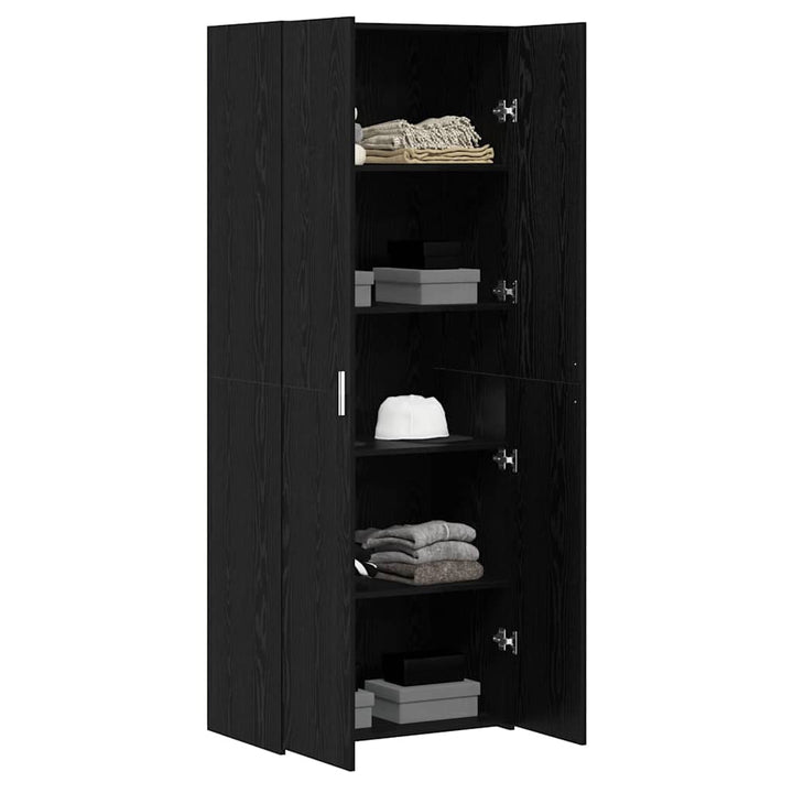 Highboard Sort eg 70 x 42,5 x 185 cm Konstrueret træ