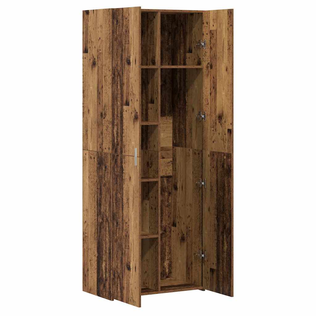 Highboard Gammelt træ 70 x 42,5 x 185 cm Konstrueret træ