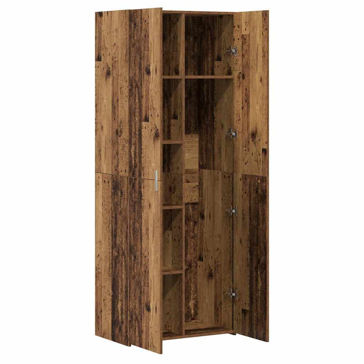 Highboard Gammelt træ 70 x 42,5 x 185 cm Konstrueret træ