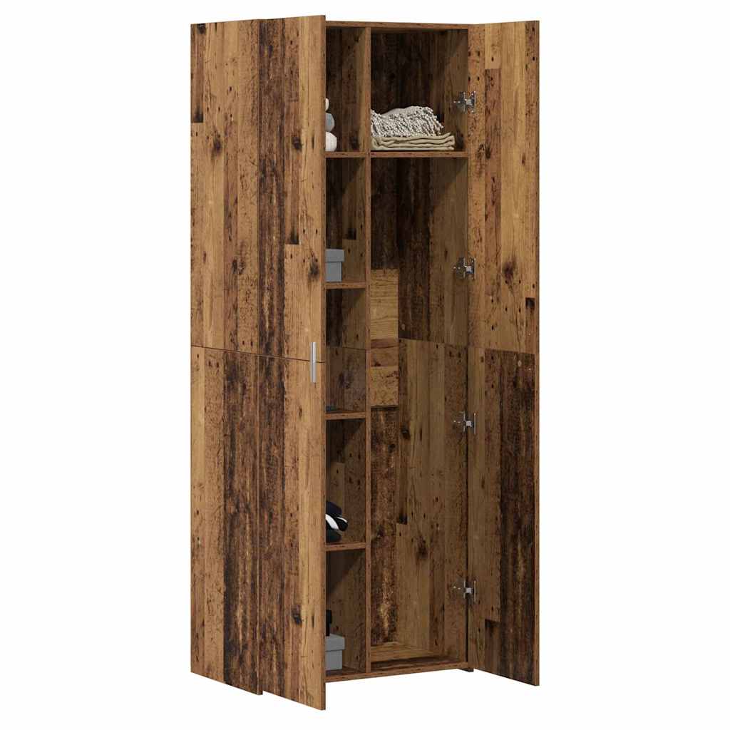 Highboard Gammelt træ 70 x 42,5 x 185 cm Konstrueret træ