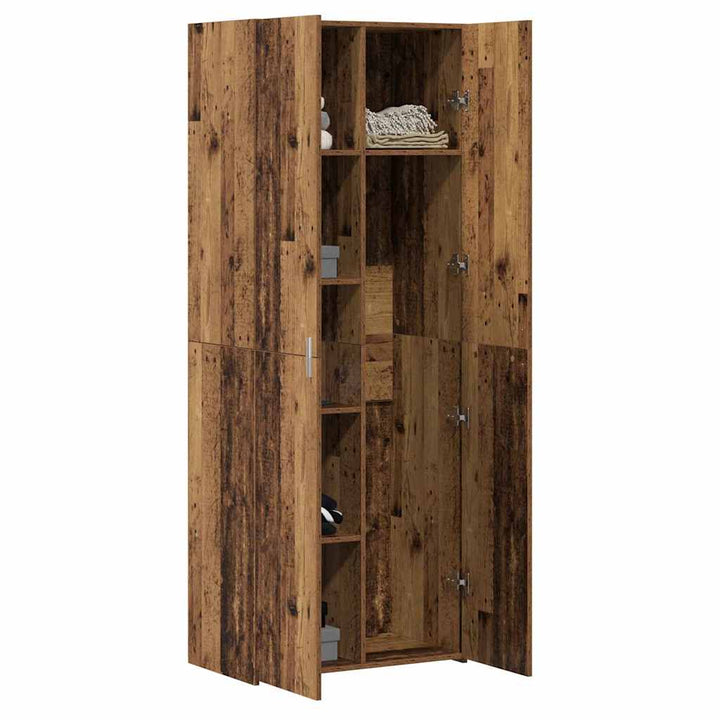 Highboard Gammelt træ 70 x 42,5 x 185 cm Konstrueret træ