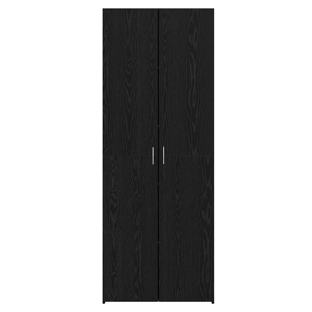 Highboard Sort eg 70 x 42,5 x 185 cm Konstrueret træ
