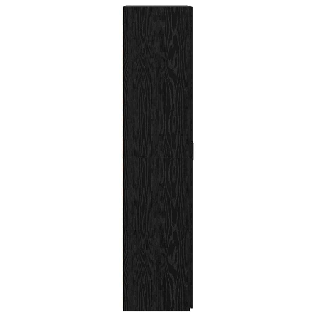 Highboard Sort eg 70 x 42,5 x 185 cm Konstrueret træ