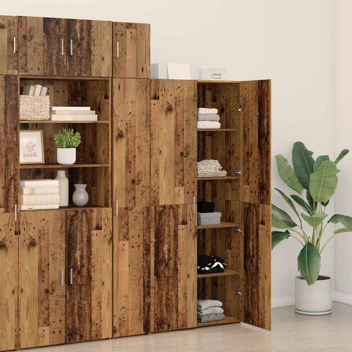 Highboard Gammelt træ 40 x 42,5 x 185 cm Konstrueret træ