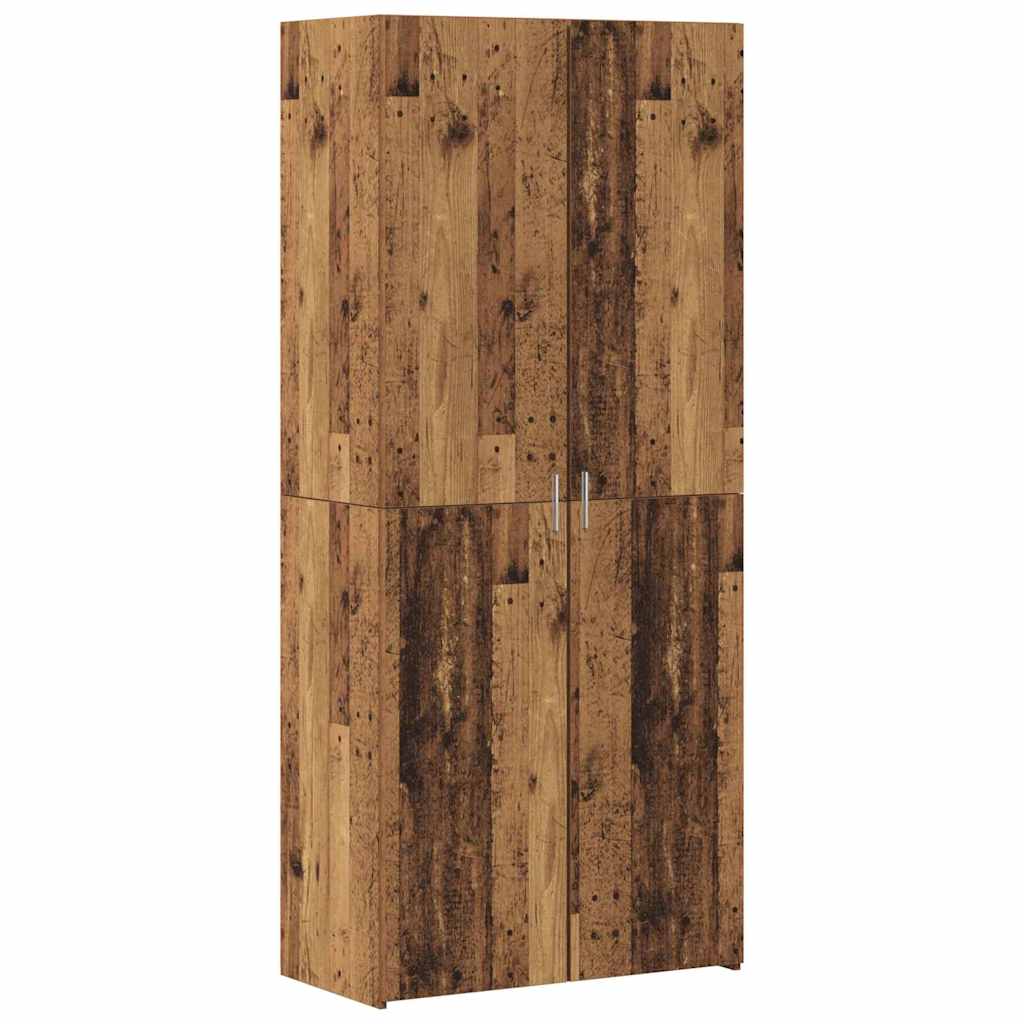 Highboard Gammelt træ 40 x 42,5 x 185 cm Konstrueret træ