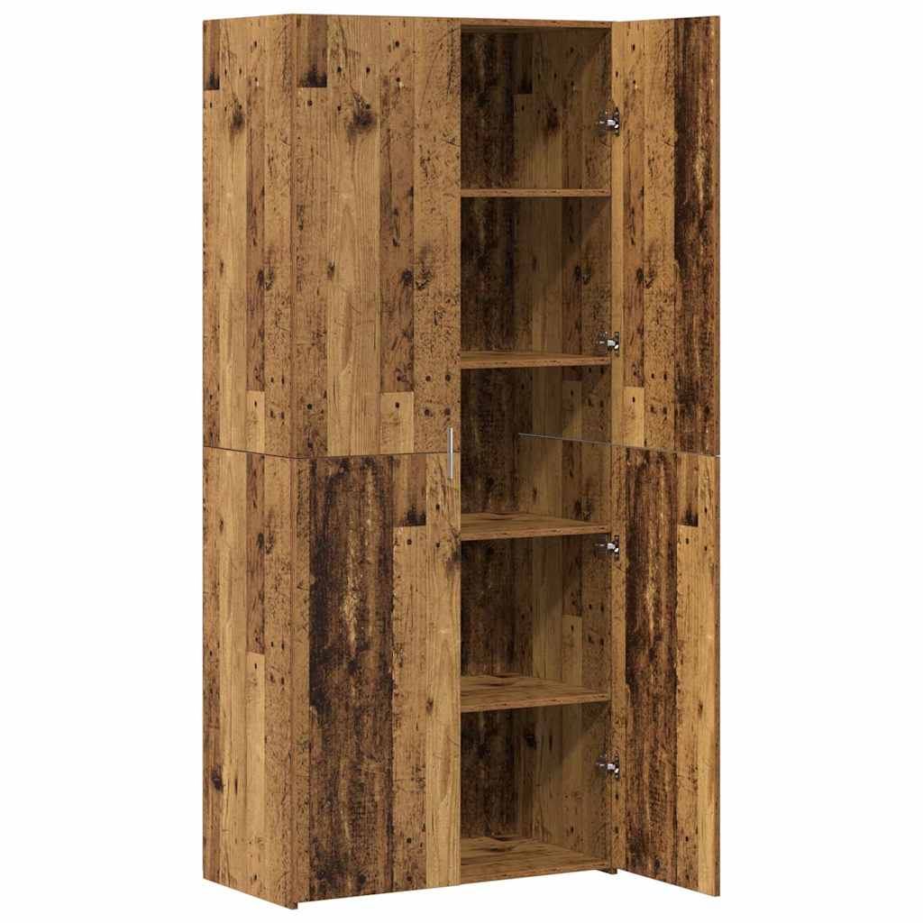 Highboard Gammelt træ 40 x 42,5 x 185 cm Konstrueret træ
