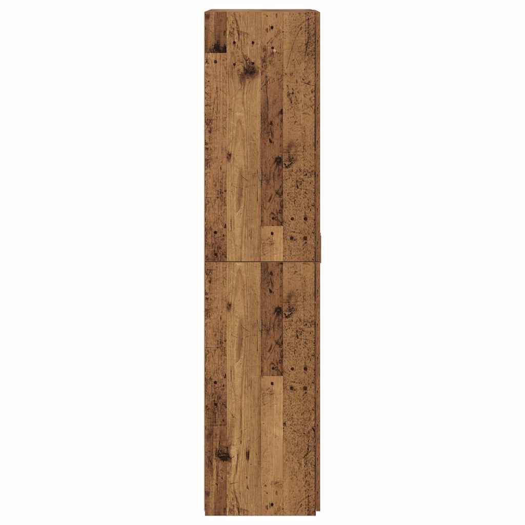 Highboard Gammelt træ 40 x 42,5 x 185 cm Konstrueret træ