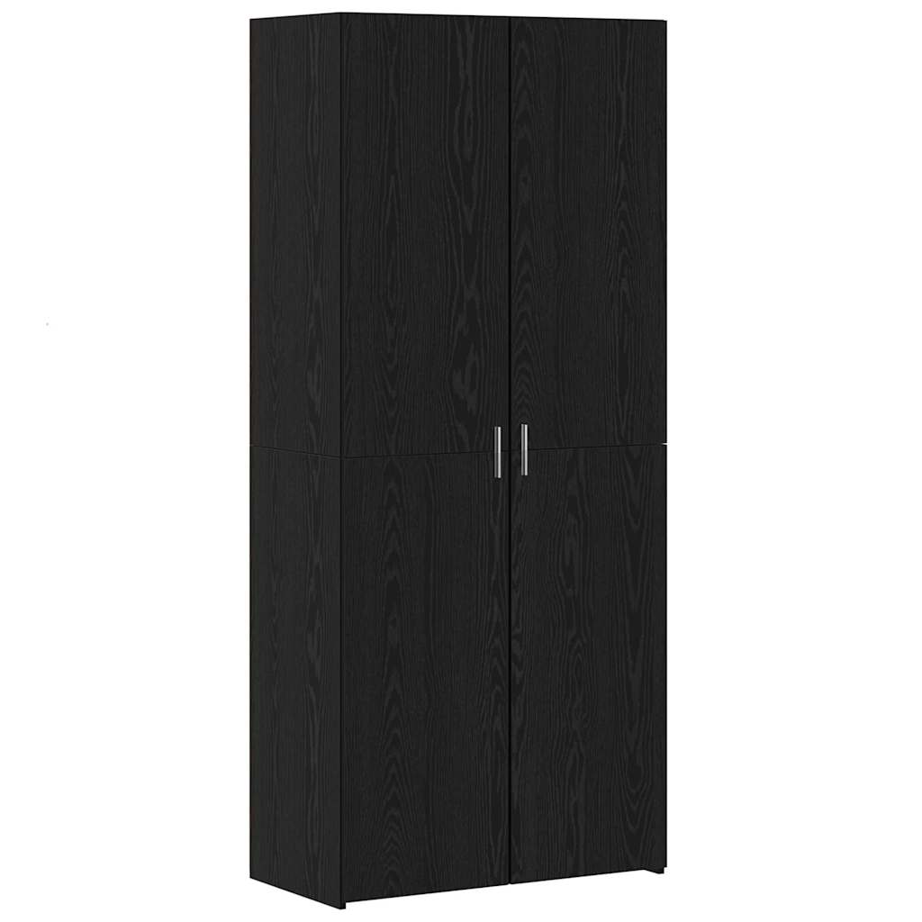 Highboard Sort eg 40 x 42,5 x 185 cm Konstrueret træ