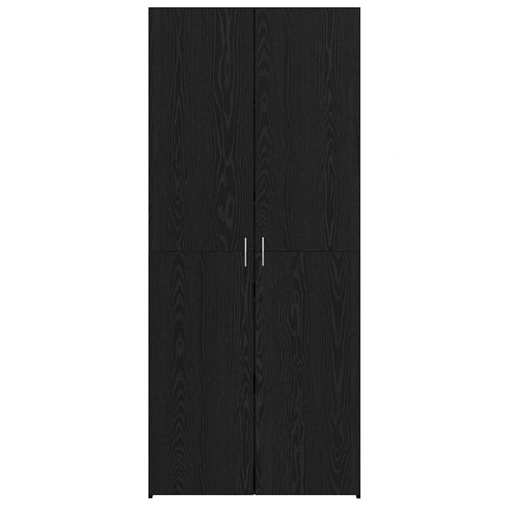 Highboard Sort eg 40 x 42,5 x 185 cm Konstrueret træ