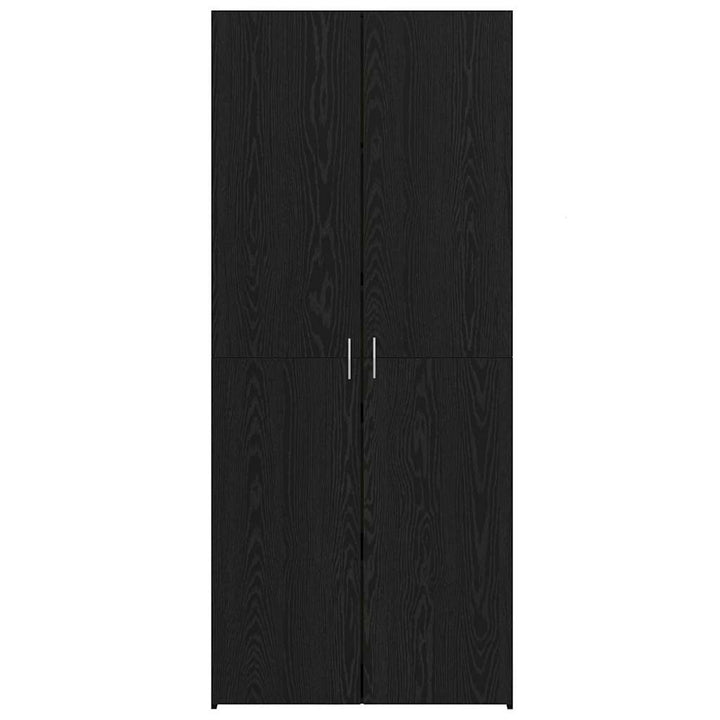 Highboard Sort eg 40 x 42,5 x 185 cm Konstrueret træ
