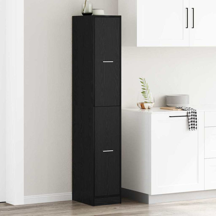 Apoteker Kabinet Sort eg 30 x 41 x 174.5 cm Konstrueret træ