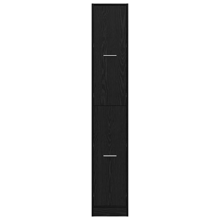 Apoteker Kabinet Sort eg 30 x 41 x 174.5 cm Konstrueret træ
