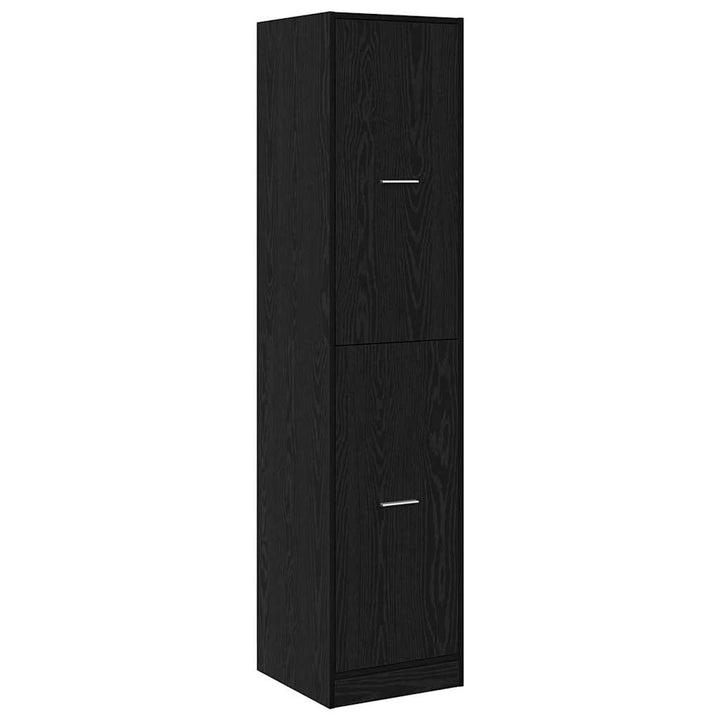 Apoteker Kabinet Sort eg 40 x 41 x 174.5 cm Konstrueret træ