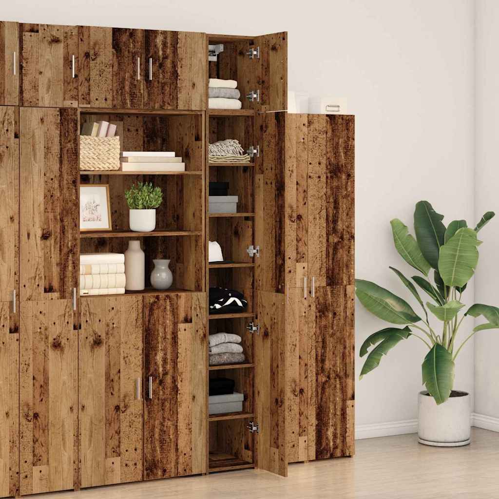 Slim opbevaringsskab Gammelt træ 30 x 42.5 x 225 cm