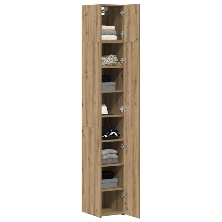 Slim opbevaringsskab artisan eg 30 x 42.5 x 225 cm