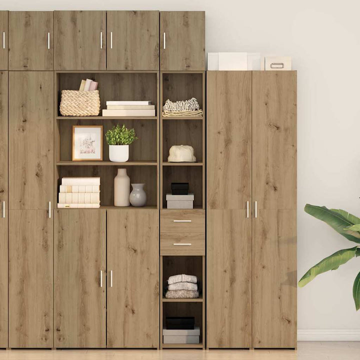 Slim opbevaringsskab med skuffe artisan eg 30 x 42.5 x 225 cm