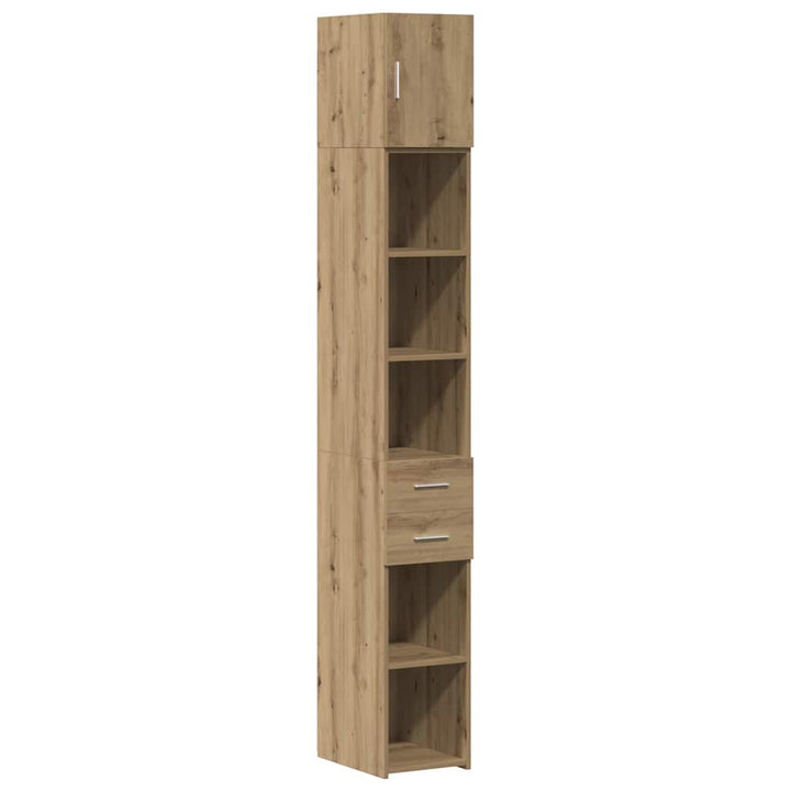 Slim opbevaringsskab med skuffe artisan eg 30 x 42.5 x 225 cm