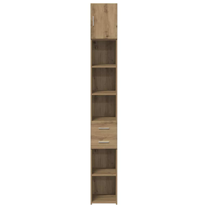 Slim opbevaringsskab med skuffe artisan eg 30 x 42.5 x 225 cm