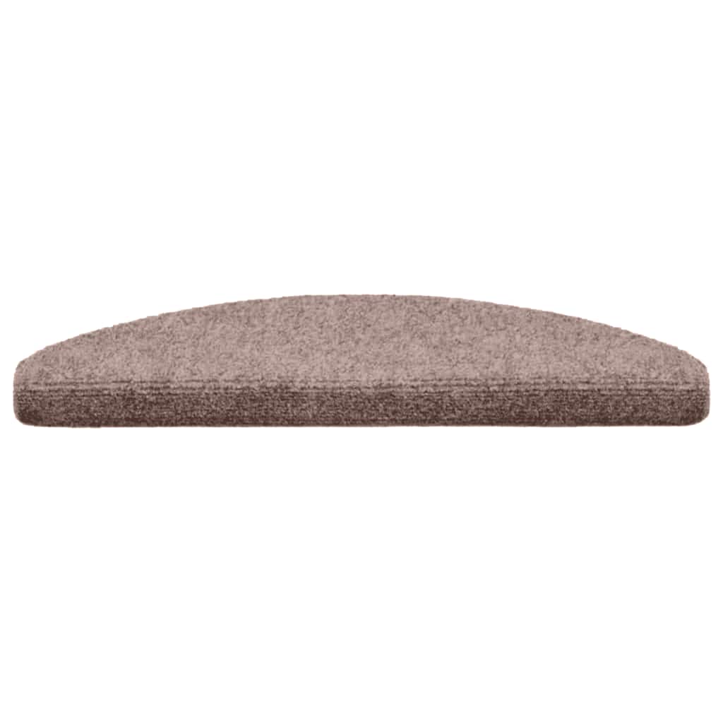 trappemåtter selvklæbende 30 stk. 65x21x4 cm lys brune halvrund store