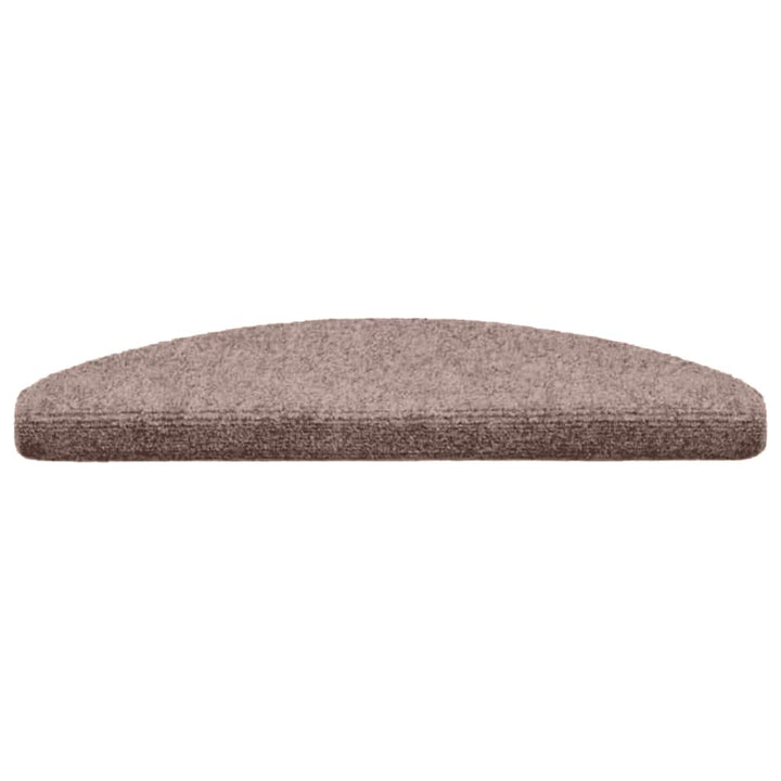 trappemåtter selvklæbende 30 stk. 65x21x4 cm lys brune halvrund store